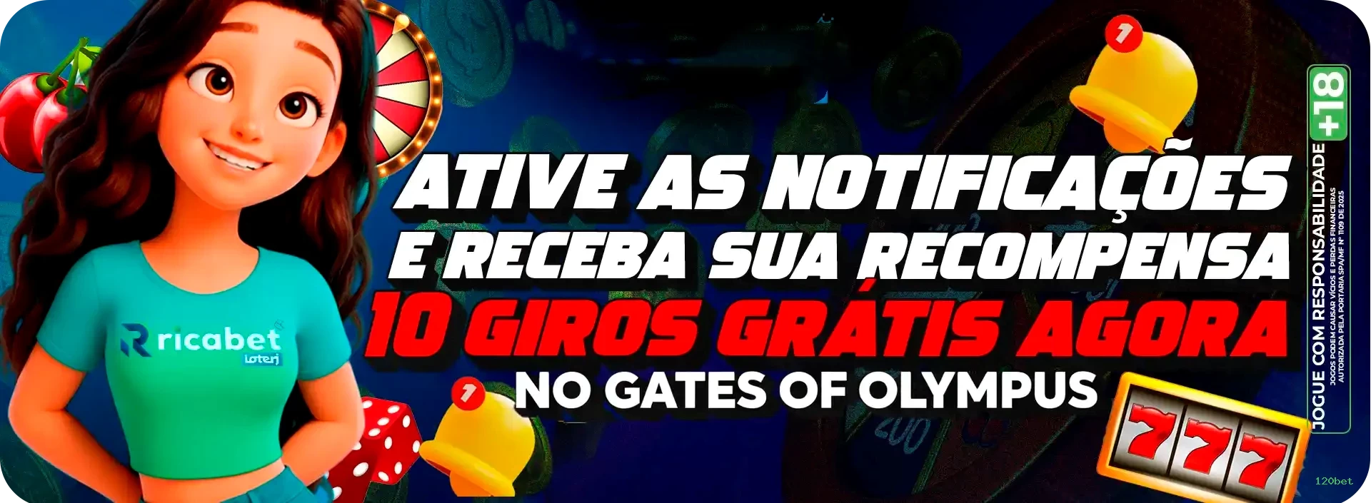 Bônus exclusivos membros VIP 120bet